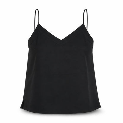 Womens UK Size 6 Topshop Black Camisole Blouse