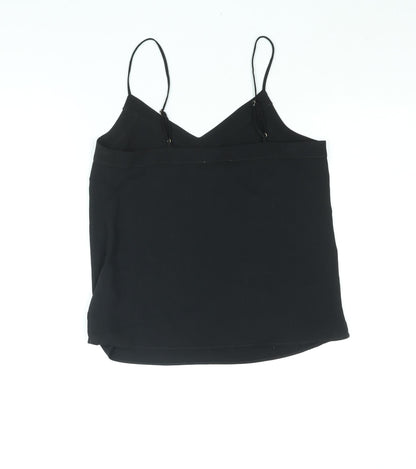 Womens UK Size 6 Topshop Black Camisole Blouse