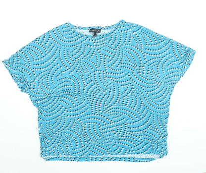 Womens UK Size 18 Phase Eight Blue Basic T-Shirt