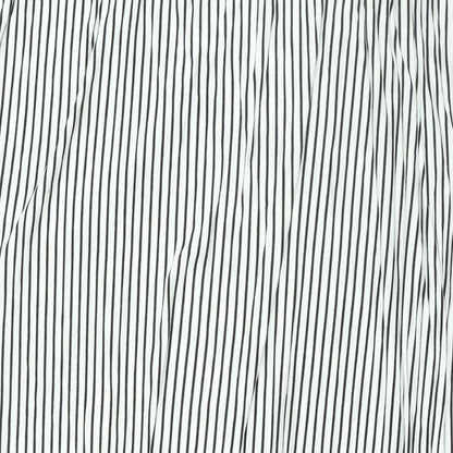 Zara Womens White Striped Viscose Maxi Size M Scoop Neck Pullover