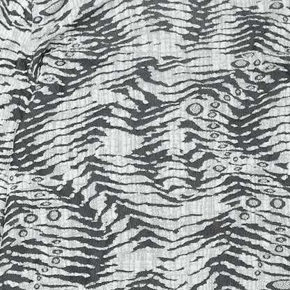 Stephan Womens Black V-Neck Geometric Acetate Cardigan Jumper Size 8