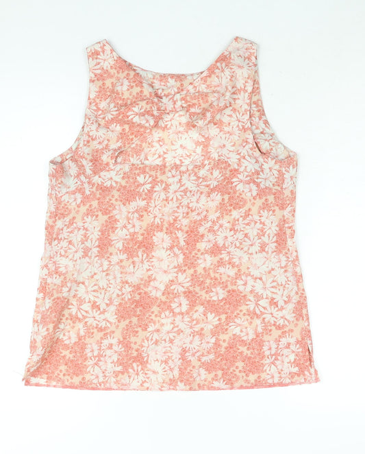 Womens UK Size 12 Dorothy Perkins Pink Camisole Blouse