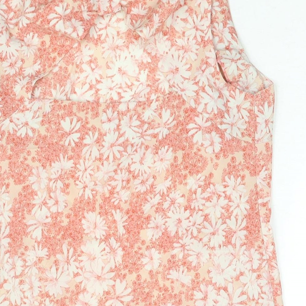 Womens UK Size 12 Dorothy Perkins Pink Camisole Blouse