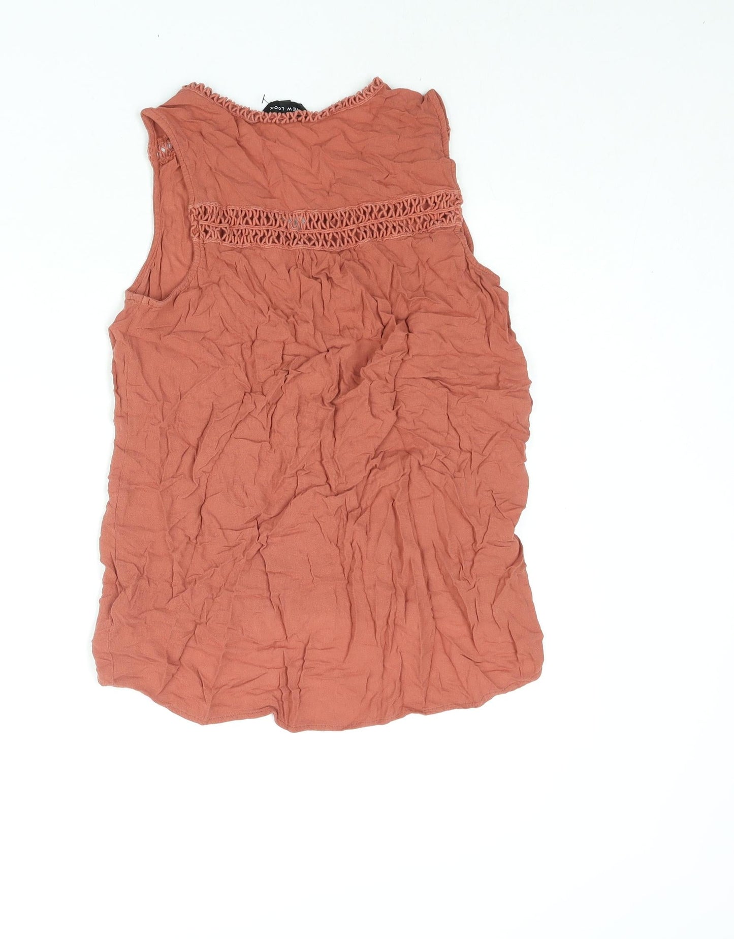 Womens UK Size 12 New Look Brown Camisole Blouse