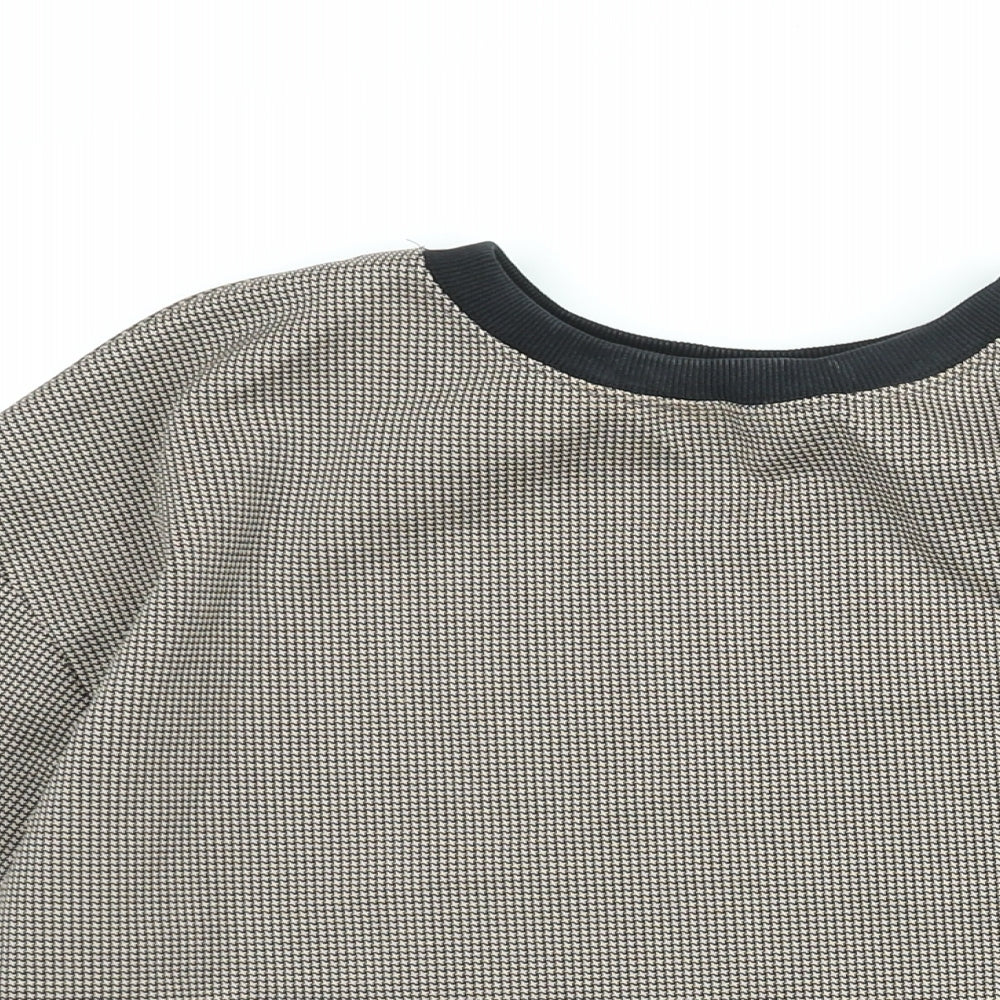 Womens UK Size S Zara Black Basic Blouse