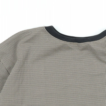 Womens UK Size S Zara Black Basic Blouse