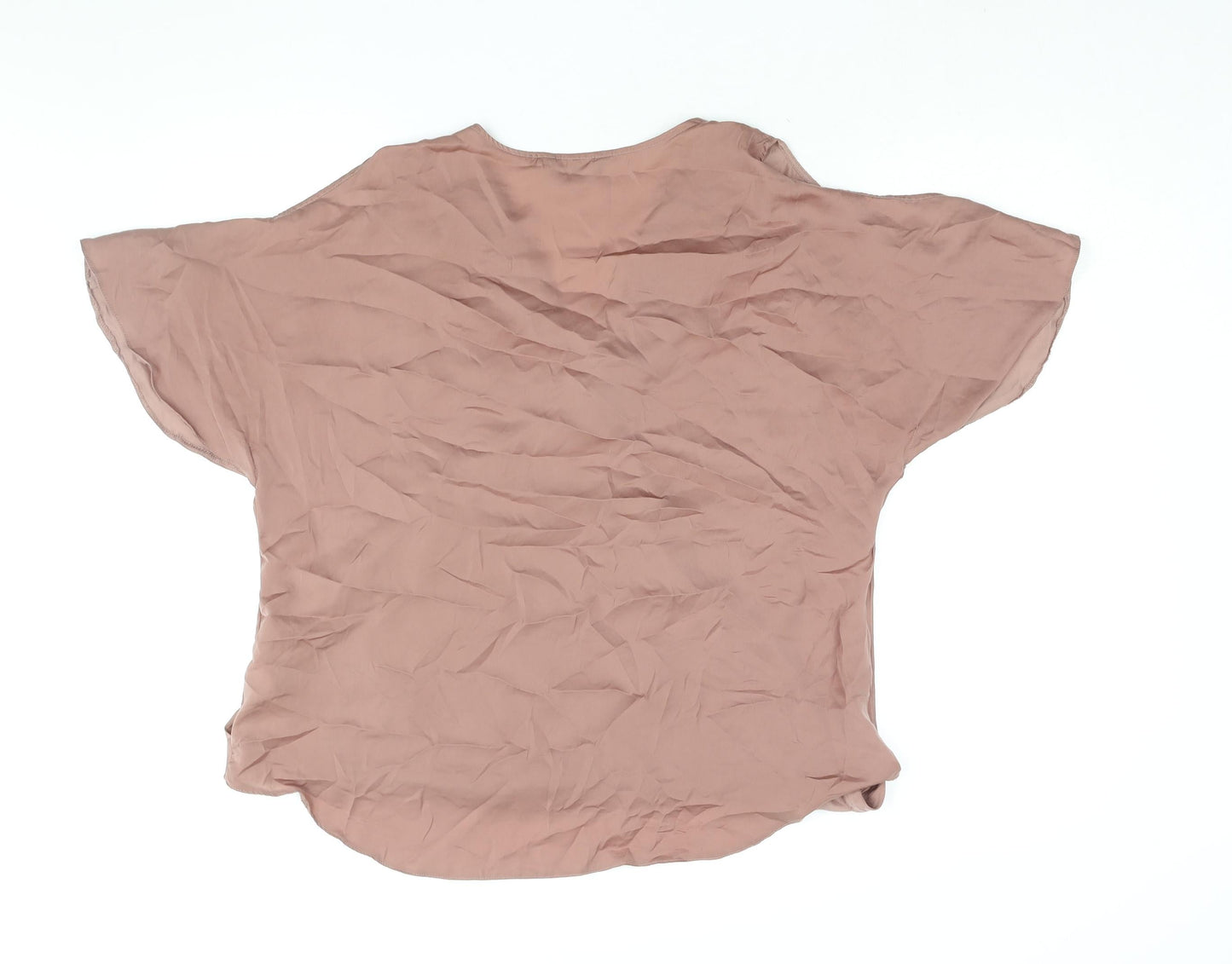 Womens UK Size 16 New Look Pink Basic Blouse