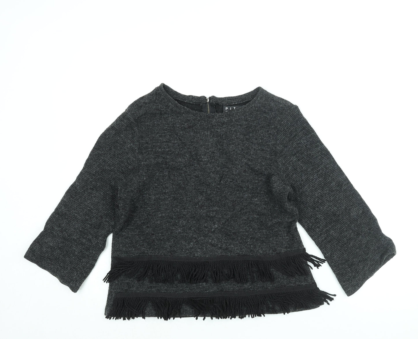 Womens UK Size 10 PLT Grey Pullover Jumper