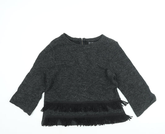 Womens UK Size 10 PLT Grey Pullover Jumper