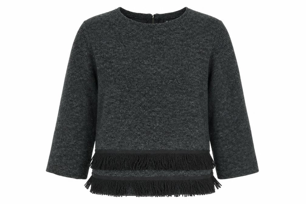 Womens UK Size 10 PLT Grey Pullover Jumper