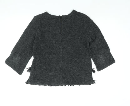 Womens UK Size 10 PLT Grey Pullover Jumper