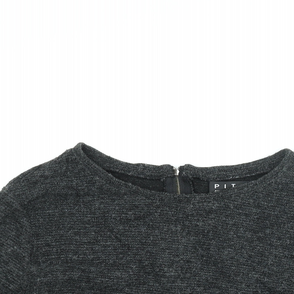 Womens UK Size 10 PLT Grey Pullover Jumper