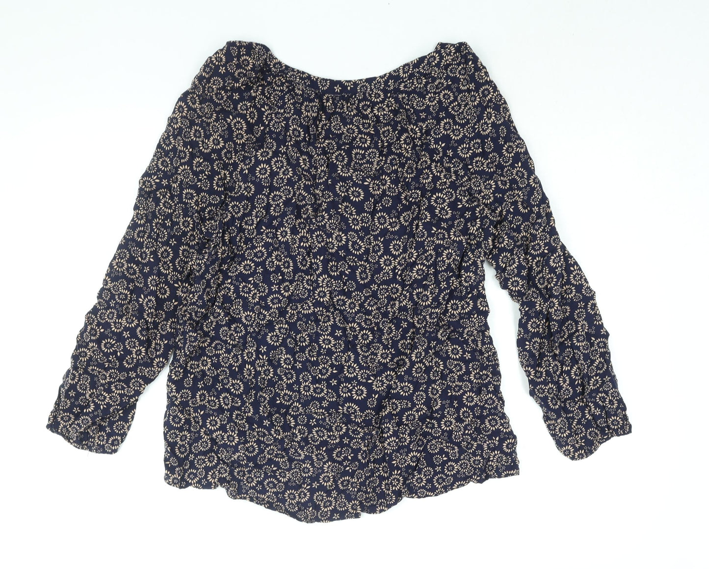 Womens UK Size 16 Dunnes Stores Blue Basic Blouse