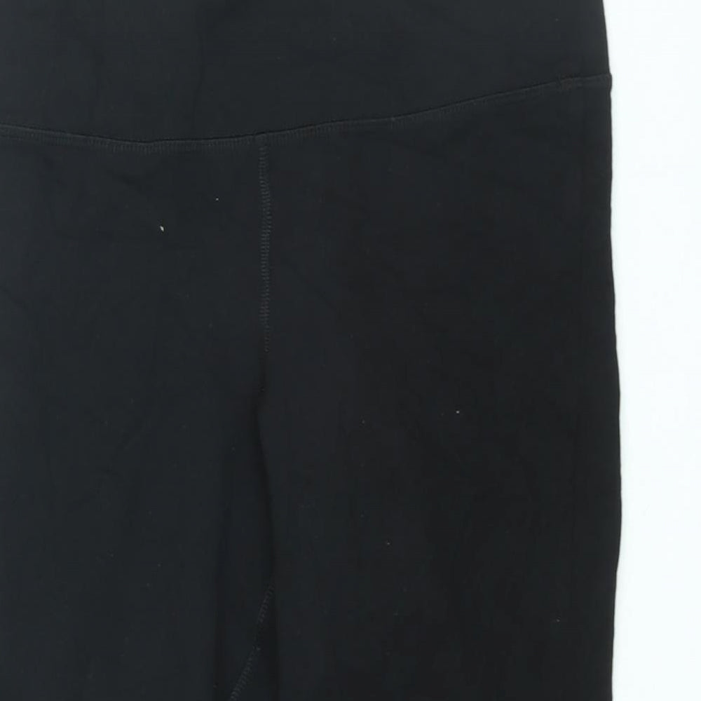 Womens UK Size L FOREVER 21  Capri Black Leggings