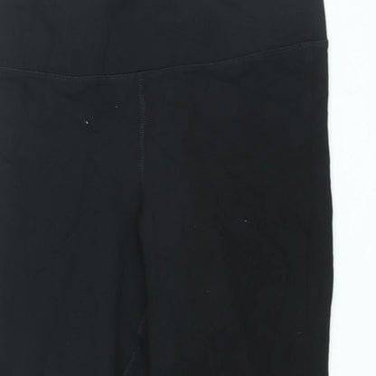 Womens UK Size L FOREVER 21  Capri Black Leggings