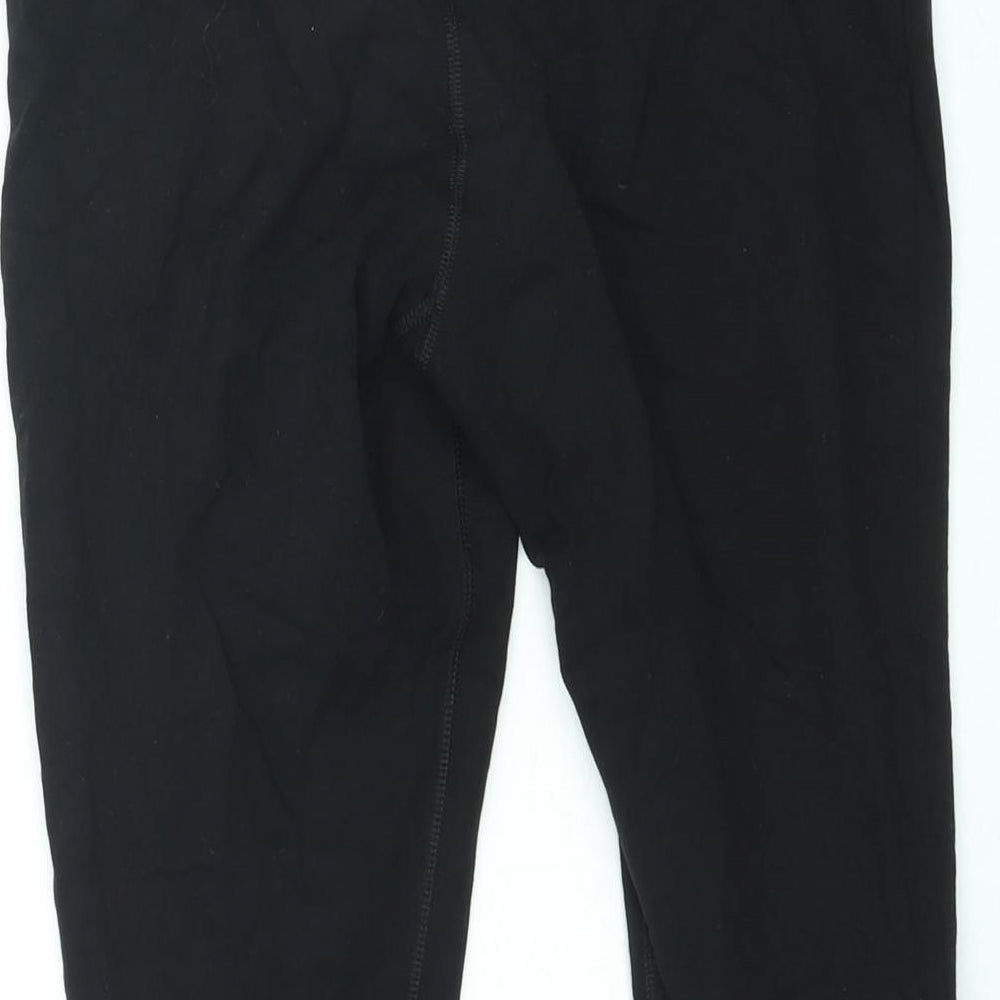 Womens UK Size L FOREVER 21  Capri Black Leggings