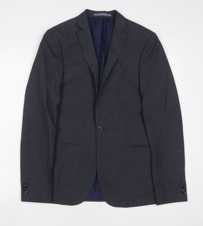 Mens UK Size 36 Limited Collection Regular Grey Suit Jacket