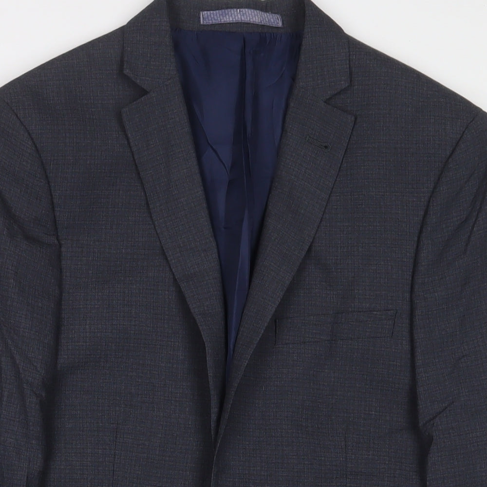 Mens UK Size 36 Limited Collection Regular Grey Suit Jacket
