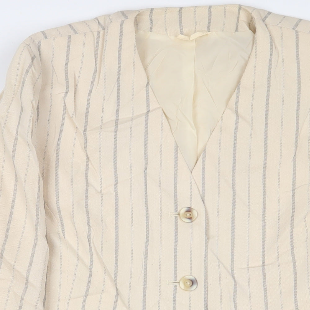 Womens UK Size 16 Precis Beige Jacket