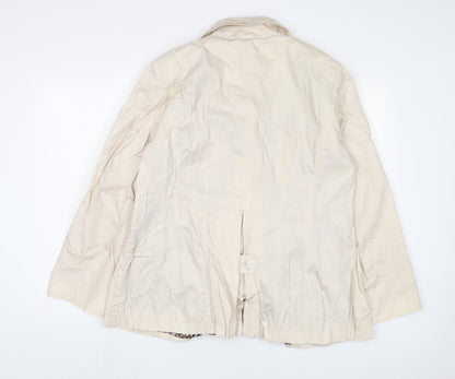 Womens UK Size 16 Per Una Beige Jacket