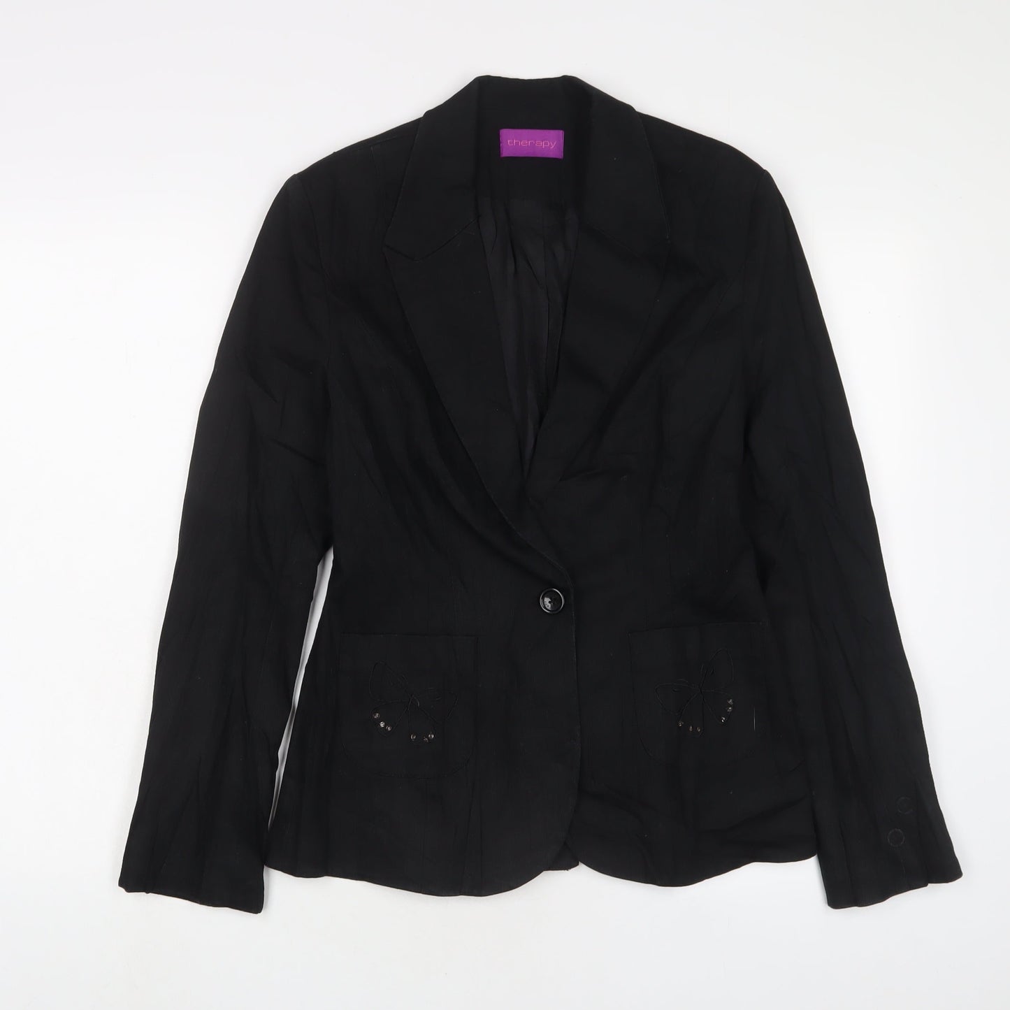 Womens UK Size 12 Therapy Black Jacket
