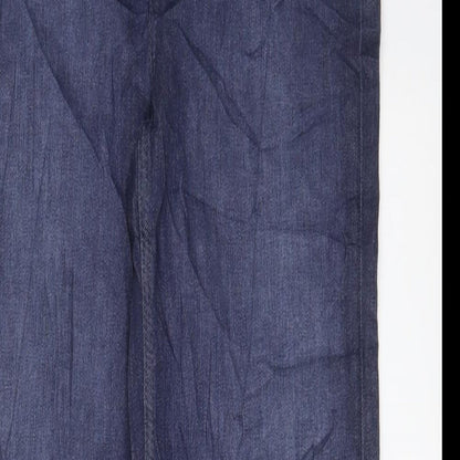 Womens UK Size 10 Marks and Spencer Regular Fit Straight Blue Jeans