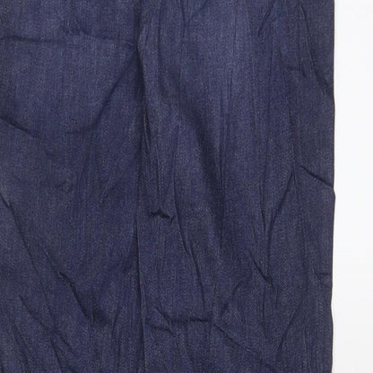 Womens UK Size 10 Marks and Spencer Regular Fit Straight Blue Jeans