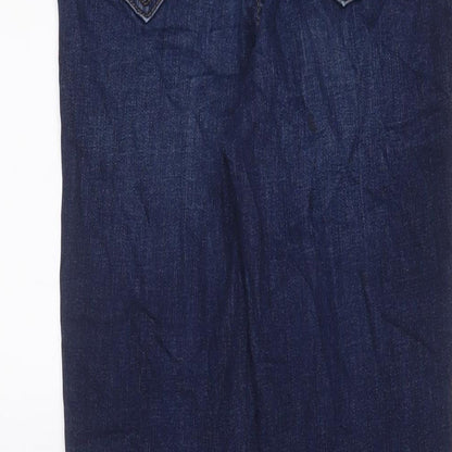Womens UK Size 10 Marks and Spencer Regular Fit Skinny Blue Jeans