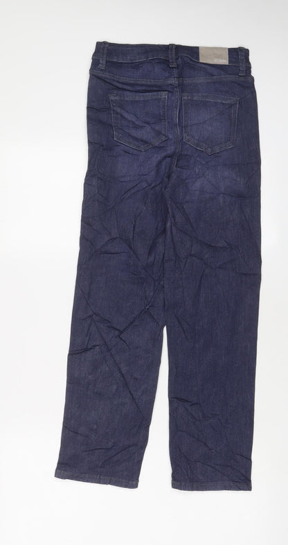 Womens UK Size 6 Marks and Spencer Regular Fit Straight Blue Jeans