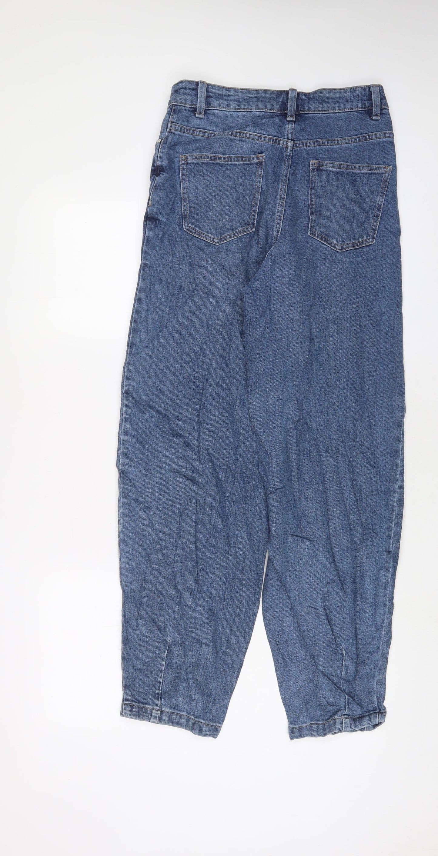 Womens UK Size 8 Marks and Spencer Slim Fit Mom Blue Jeans