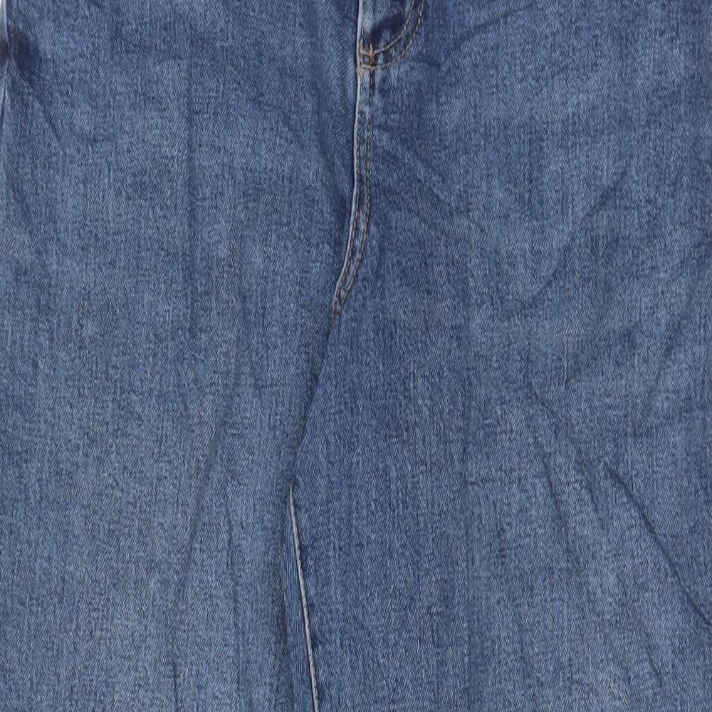 Womens UK Size 8 Marks and Spencer Slim Fit Mom Blue Jeans