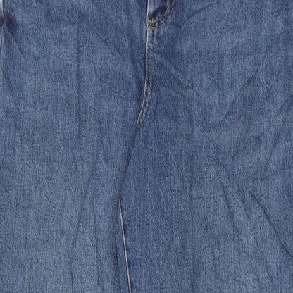 Womens UK Size 8 Marks and Spencer Slim Fit Mom Blue Jeans