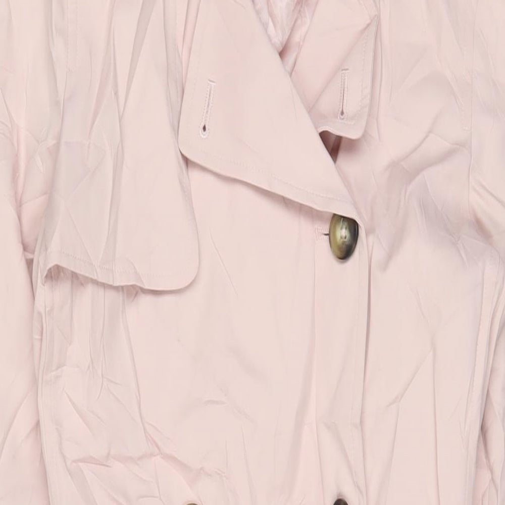 Womens UK Size 6 Marks and Spencer Pink Overcoat
