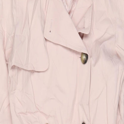 Womens UK Size 6 Marks and Spencer Pink Overcoat