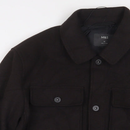 Mens UK Size XL Marks and Spencer Black Jacket