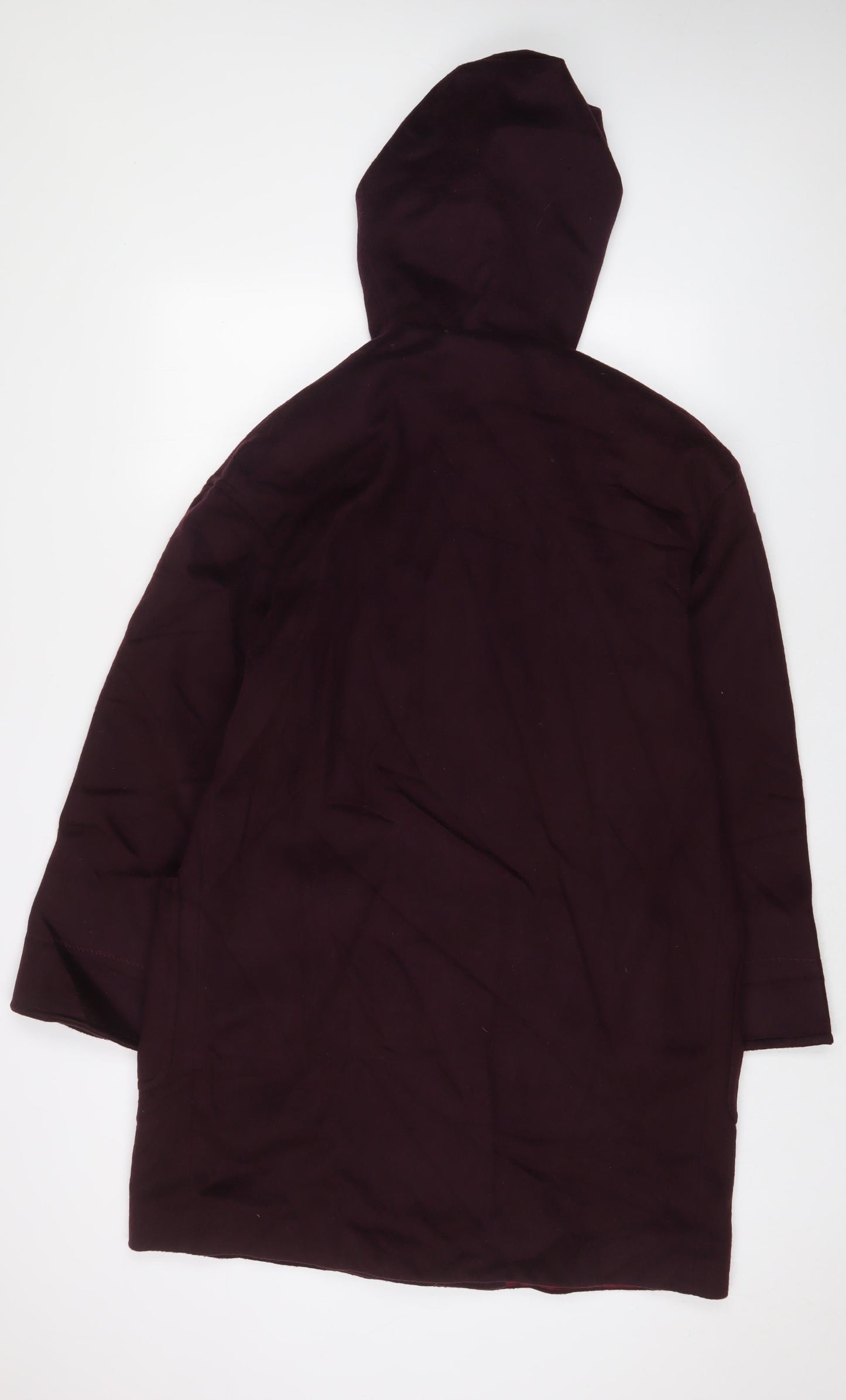 Womens UK Size 6 Larry Levine Purple Overcoat