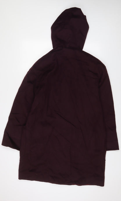 Womens UK Size 6 Larry Levine Purple Overcoat