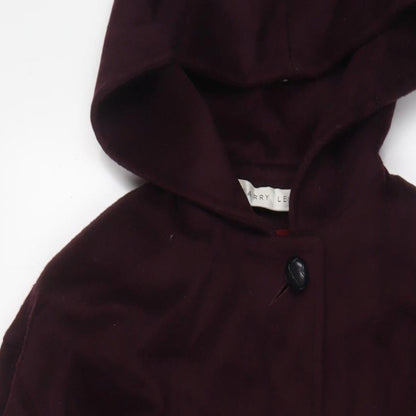 Womens UK Size 6 Larry Levine Purple Overcoat
