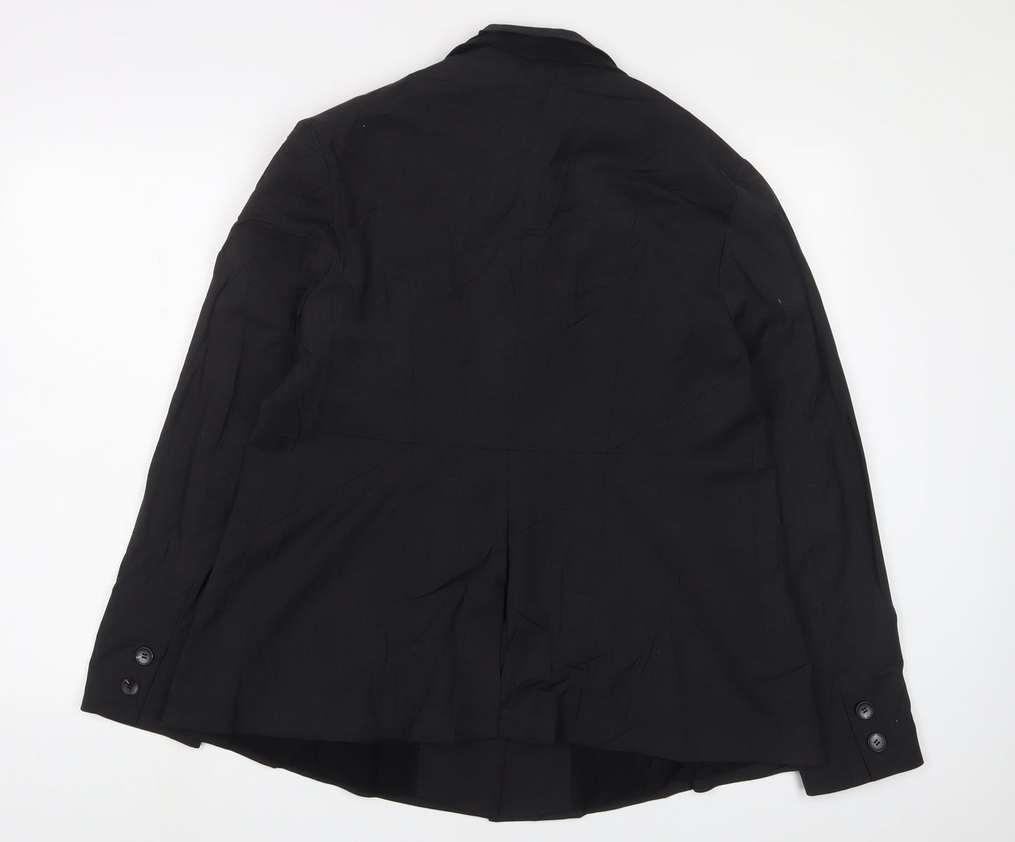 Seraphine Womens Black Jacket Blazer Size 16 Button