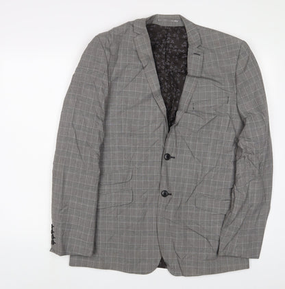 Mens UK Size 40 Limehaus Regular Grey Suit Jacket