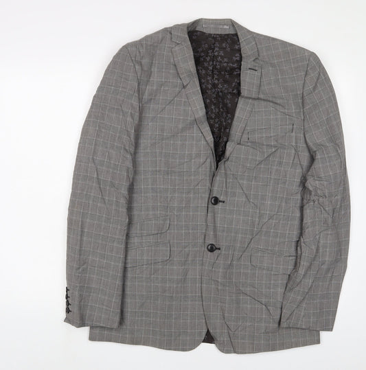 Mens UK Size 40 Limehaus Regular Grey Suit Jacket