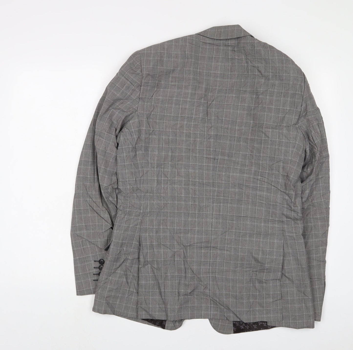 Mens UK Size 40 Limehaus Regular Grey Suit Jacket