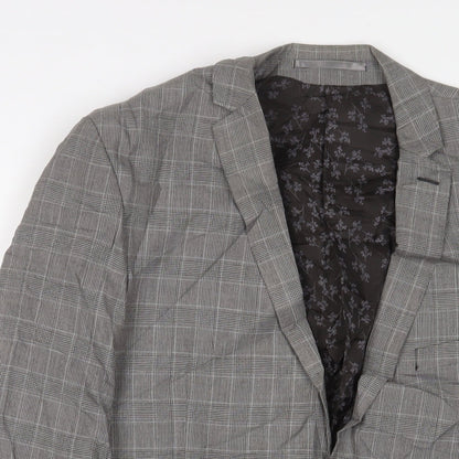 Mens UK Size 40 Limehaus Regular Grey Suit Jacket