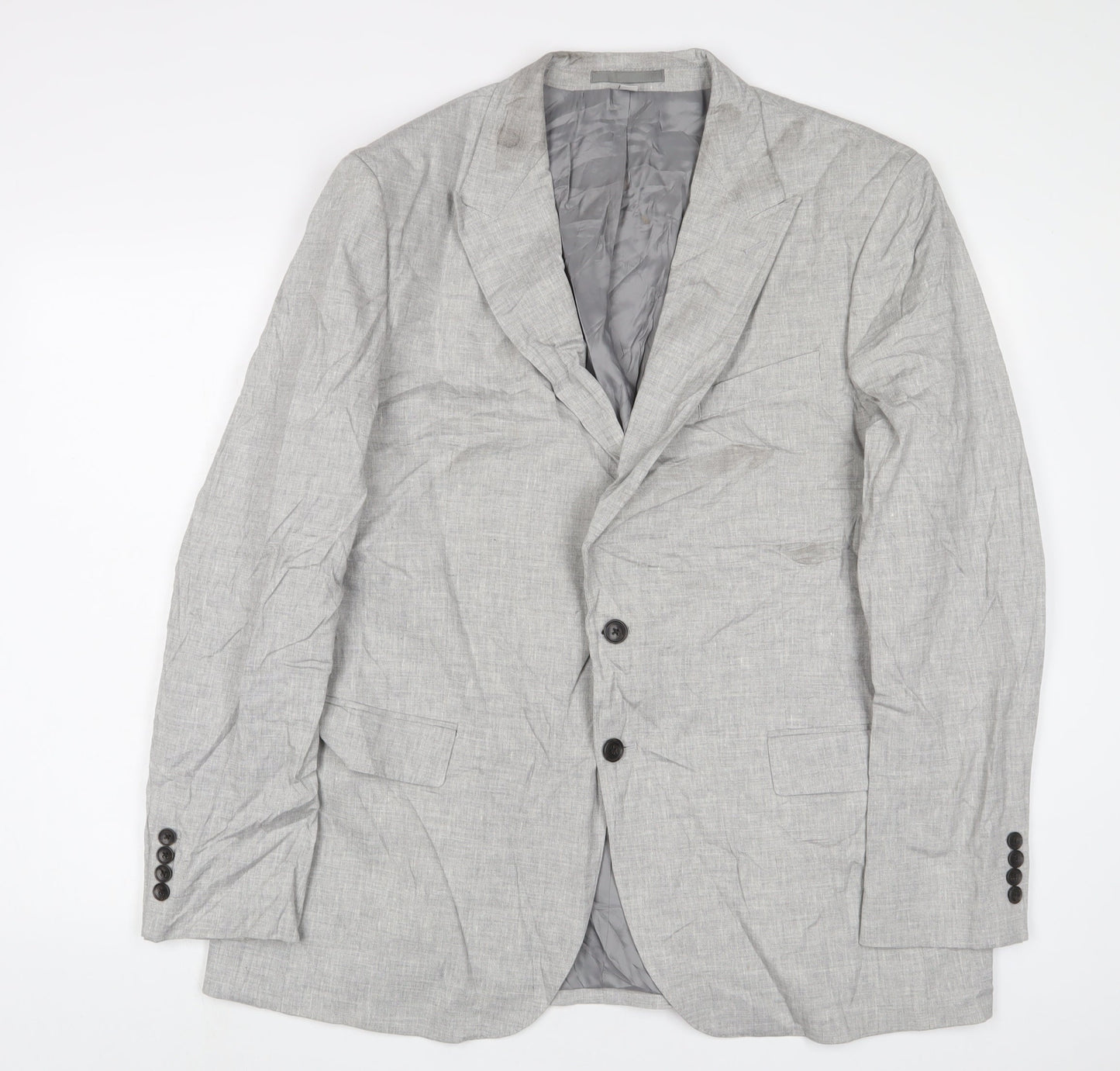 Mens UK Size 46 Marks and Spencer Regular Grey Suit Jacket
