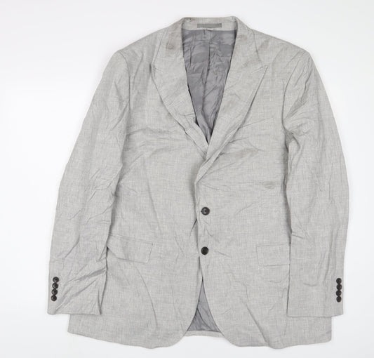Mens UK Size 46 Marks and Spencer Regular Grey Suit Jacket