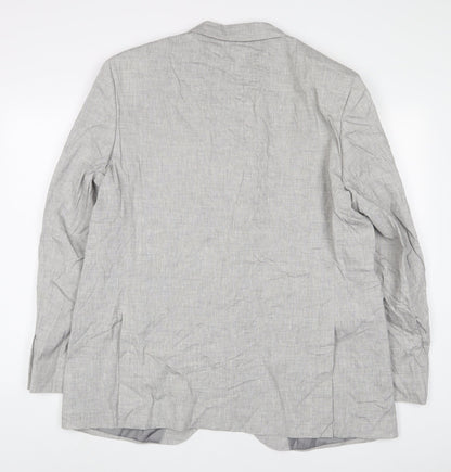 Mens UK Size 46 Marks and Spencer Regular Grey Suit Jacket