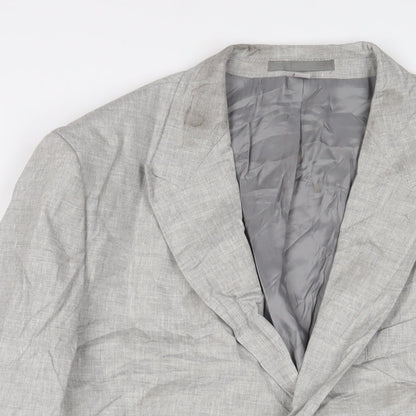 Mens UK Size 46 Marks and Spencer Regular Grey Suit Jacket