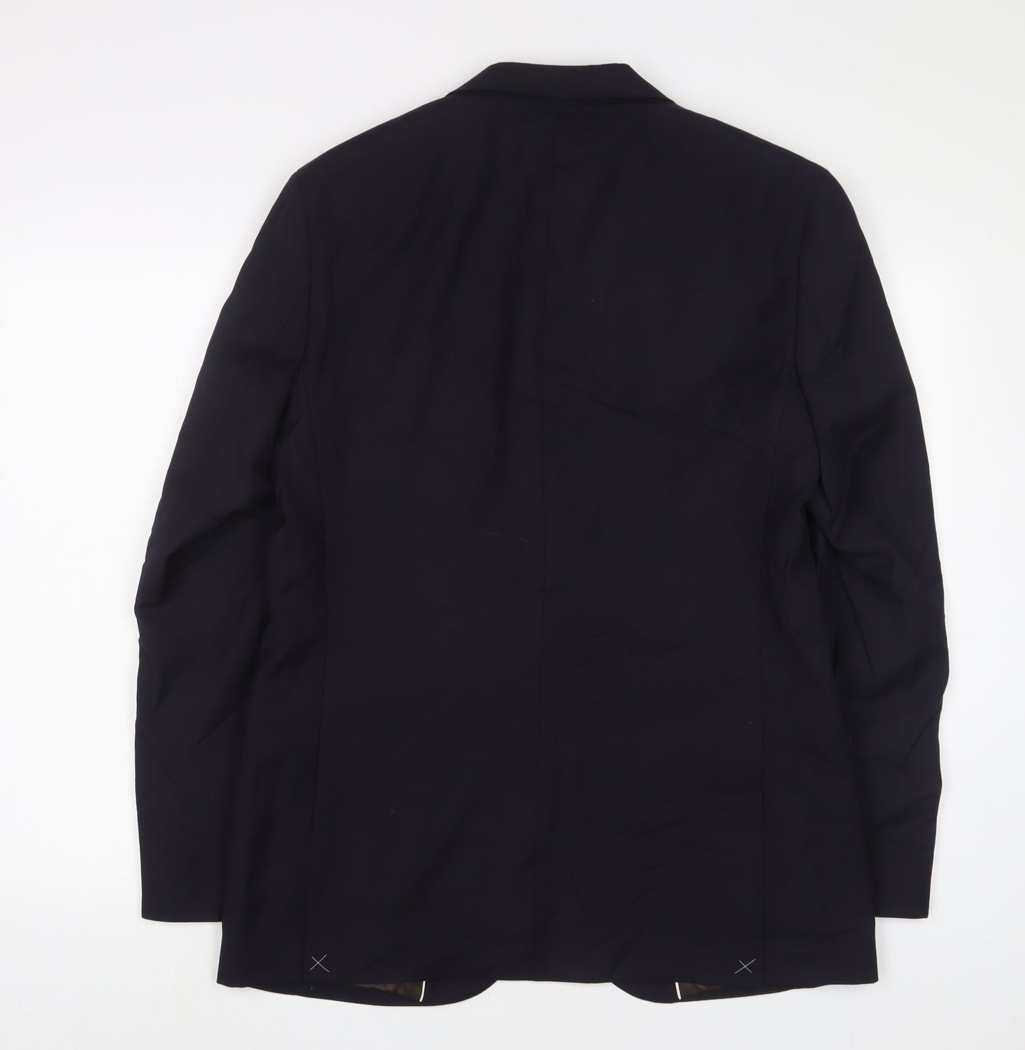 Mens UK Size 40 Marks and Spencer Regular Blue Suit Jacket