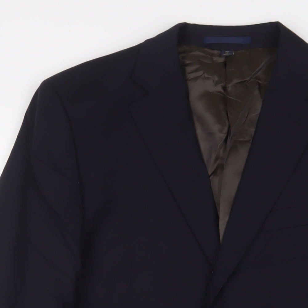 Mens UK Size 40 Marks and Spencer Regular Blue Suit Jacket