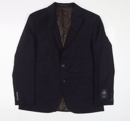 Mens UK Size 42 Marks and Spencer Regular Blue Suit Jacket